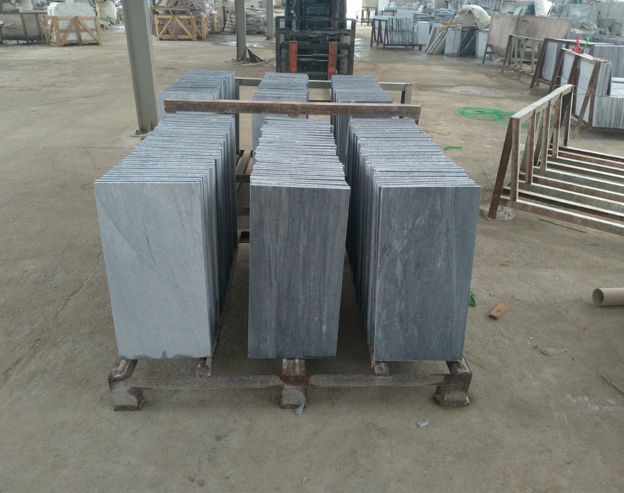 Striped Grey Marble