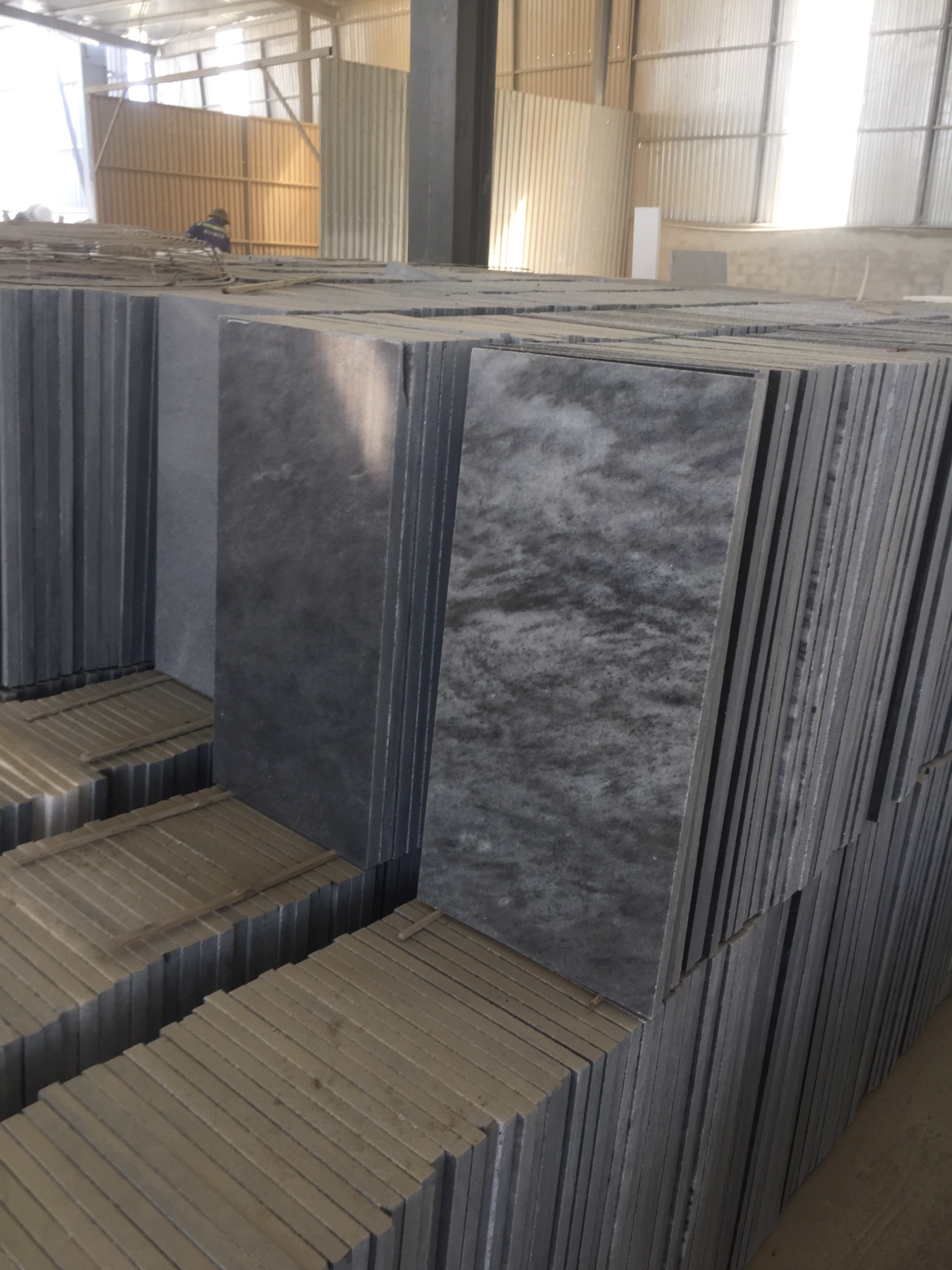 Striped Grey Marble